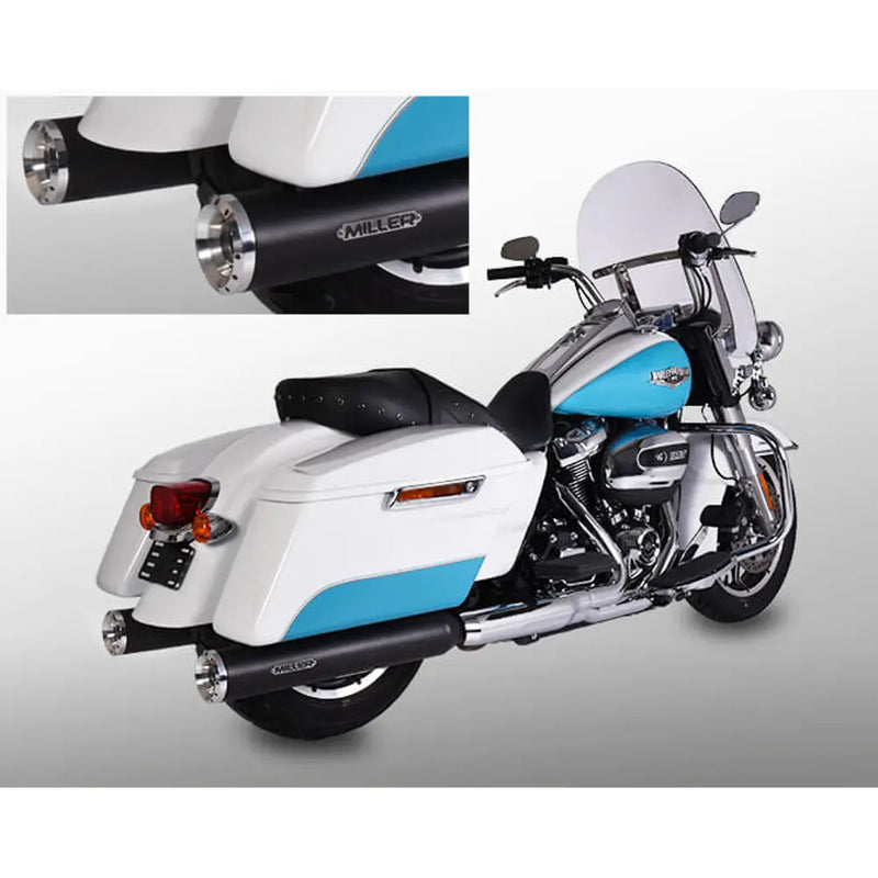 Miller Arlington Euro 4 Slip-On Ljuddämpare till Harley