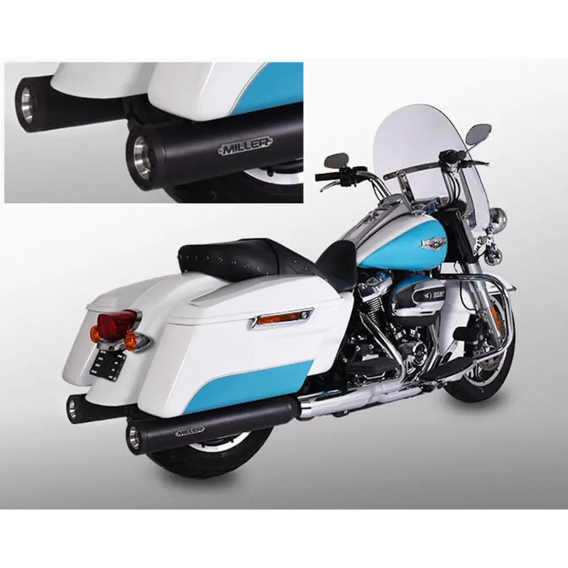 Miller Arlington Euro 4 Slip-On Ljuddämpare till Harley