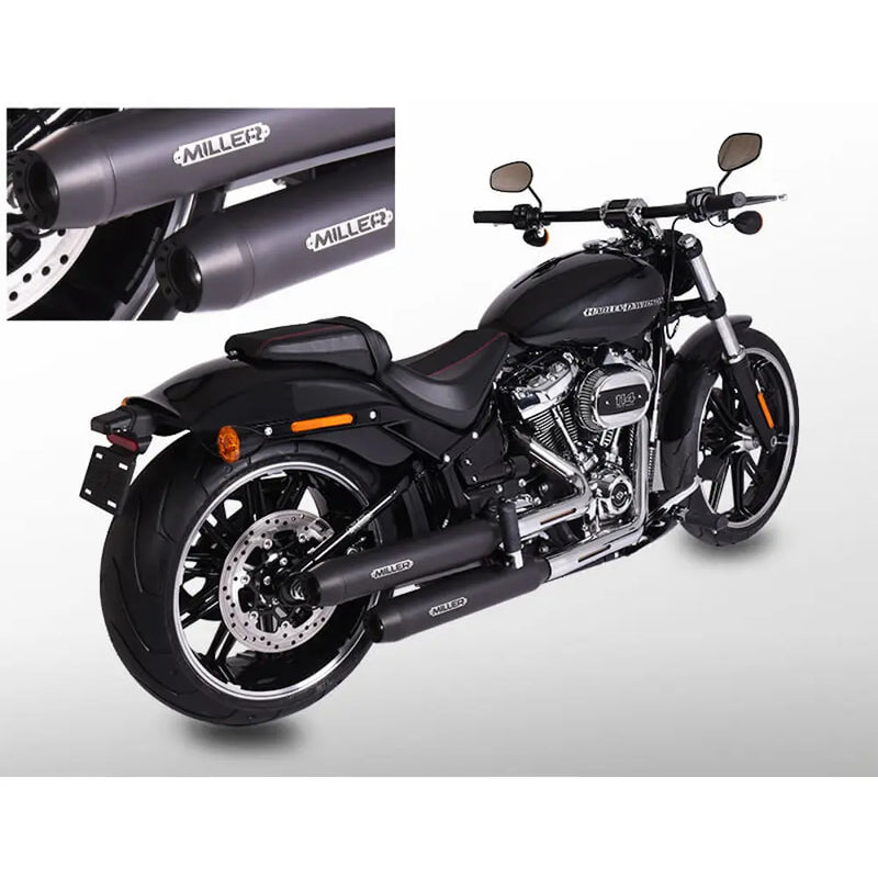Miller Independence Euro 4 Slip-On Ljuddämpare till Harley