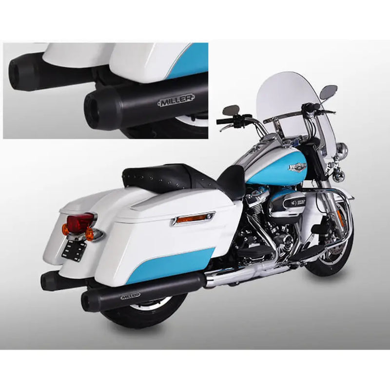 Miller Arlington Euro 4 Slip-On Ljuddämpare till Harley
