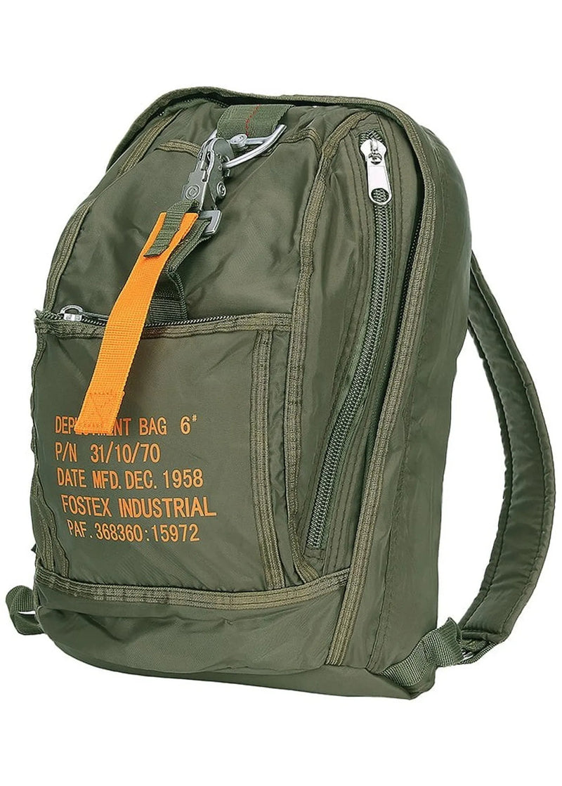 Fostex Army Parachute Deployment Ryggsäck Liten Grön