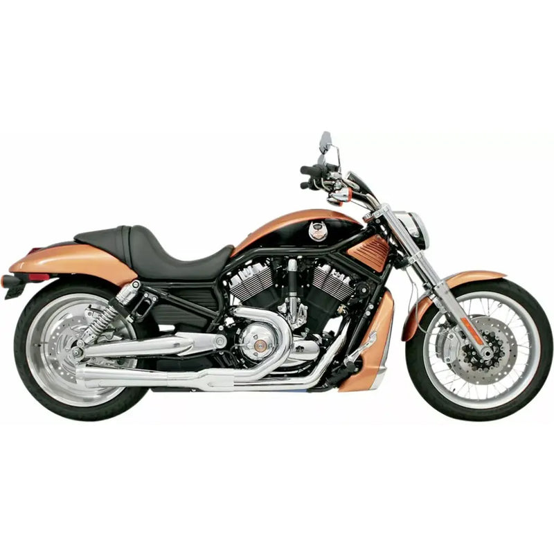 Bassani Road Rage Long Megaphone 2-till-1 Avgassystem till Harley