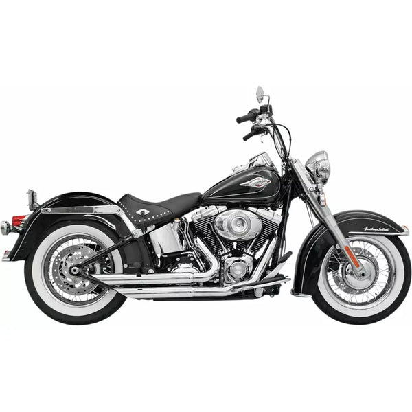 Bassani Fire Flight Slash Cut Avgassystem till Harley