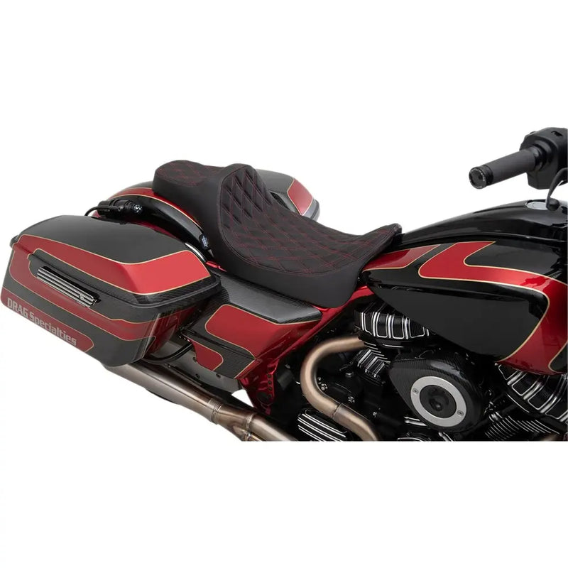 Drag Specialties Predator III Extended Reach Sadel till Harley 