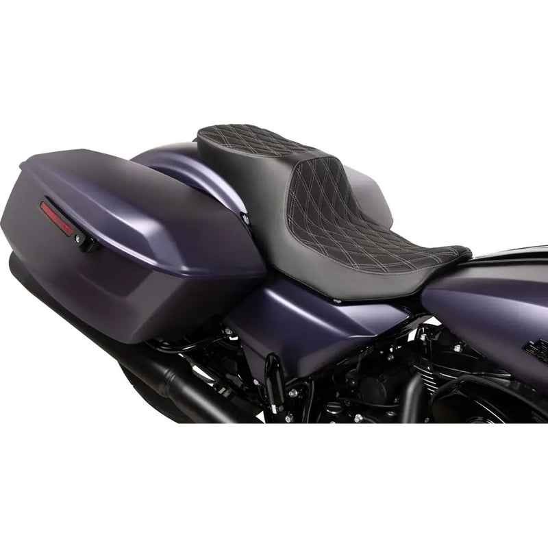 Drag Specialties Performance Predator 2-Up Sadel till Harley