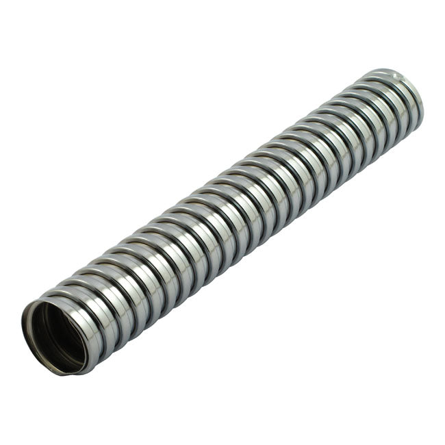 Flexible Universal Motorcycle Exhaust Header Cover Heat Shield Polished  - Customhoj