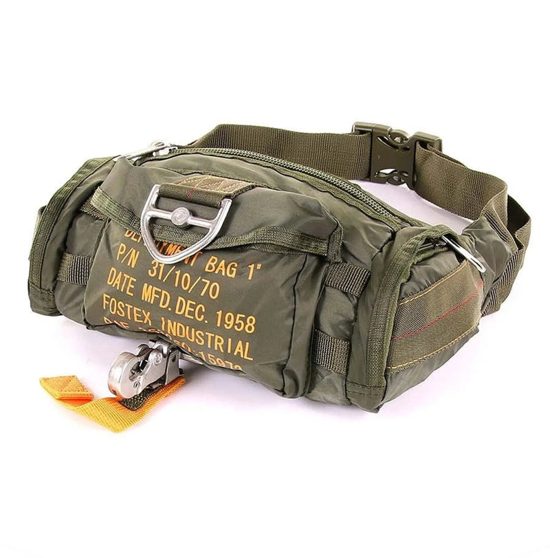 Fostex Army Parachute Hip Bag Green  - Customhoj