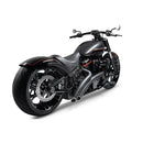 Freedom Performance Radical Radius Slash Cut Exhaust for Harley 18-25 Softail (read note) / Black / Sculpted Black  - Customhoj