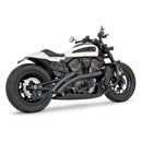 Freedom Performance Radical Radius Slash Cut Exhaust for Harley 21-25 Sportster S RH1250S / Black / Black  - Customhoj