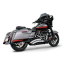 Freedom Performance Sharp Curve Radius Straight Star Exhaust for Harley 17-25 Touring / Chrome / Black  - Customhoj