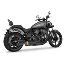 Freedom Performance Shorty American Outlaw 2-into-1 Exhaust for Indian 22-25 Chief / Black / Sculpted Gold  - Customhoj