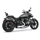 Freedom Performance Shorty Combat 2-into-1 Exhaust for Indian 22-25 Chief / Chrome / Black  - Customhoj