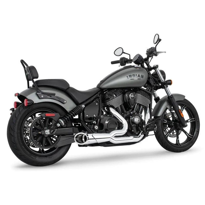 Freedom Performance Shorty Combat 2-into-1 Exhaust for Indian 22-25 Chief / Chrome / Chrome  - Customhoj