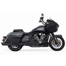 Freedom Performance Union 2-into-1 Exhaust for Indian 20-25 Challenger / Pursuit / Black / Slash Cut Sculpted Black  - Customhoj