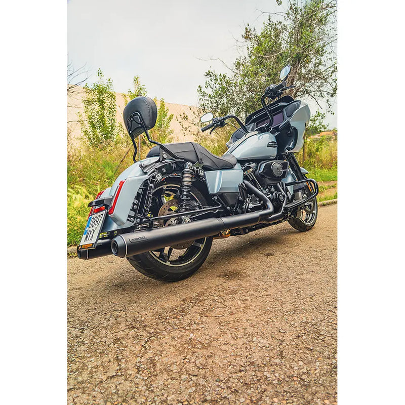 Black Duck Bombardier EC Euro-godkända Slip-On Ljuddämpare till Harley