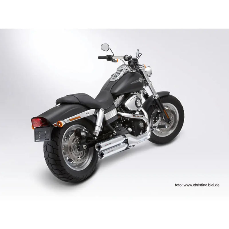 Miller Utah Euro 3/4 Slip-On Ljuddämpare till Harley