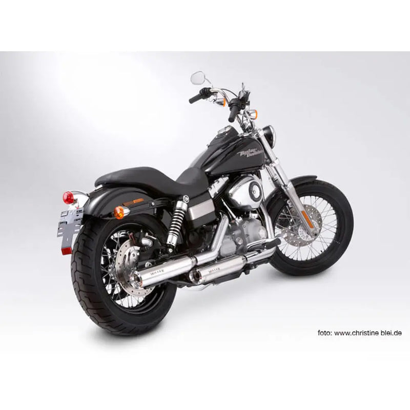 Miller Nebraska Euro 3/4 Slip-On Ljuddämpare till Harley