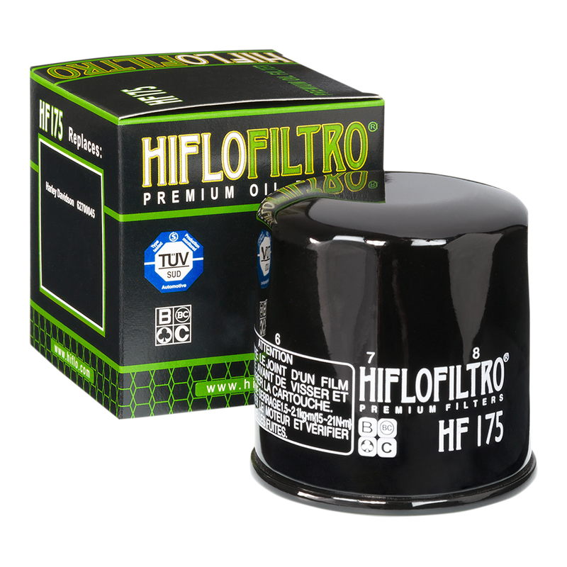 Hiflo Oil Filter Harley 15‑20 XG500/750 / Black Hiflo Spin-on Oil Filter for Harley Customhoj