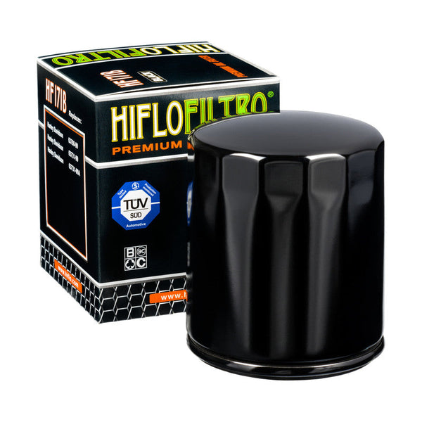 Hiflo Oil Filter Harley 17‑23 Milwaukee Eight (M8) / Black Hiflo Spin-on Oil Filter for Harley Customhoj