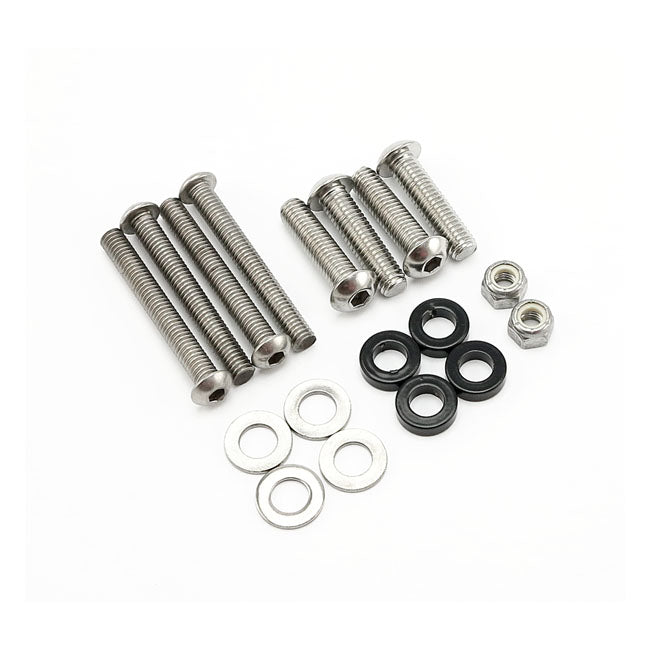 Highway Hawk Saddlebag Support Mount Kit for Harley 86-17 Softail  - Customhoj