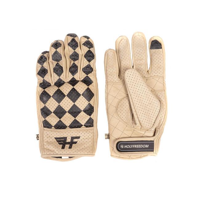 Holy Freedom Gloves Beige/Black / S - 8 Holy Freedom Bullit 2021 Motorcycle Gloves Customhoj