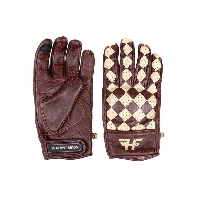 Holy Freedom Gloves Bordeaux / S - 8 Holy Freedom Bullit 2021 Motorcycle Gloves Customhoj