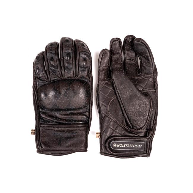 Holy Freedom Gloves Dark Brown / 2XL - 12 Holy Freedom Bullit 2021 Motorcycle Gloves Customhoj