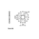 JT Sprockets Front Sprocket Suzuki GS1000 All 78-82 JT Front Sprocket for Suzuki Customhoj