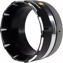 Khrome Werks 4.5" Muffler End Caps Black / Tracer  - Customhoj