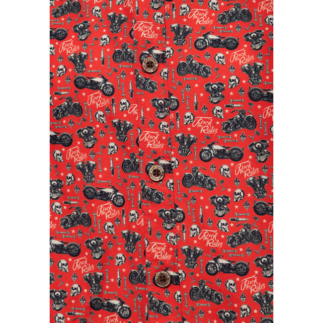 King Kerosin Biker Soul Short Sleeve Shirt  - Customhoj