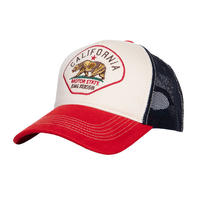 King Kerosin California Cap White/Red