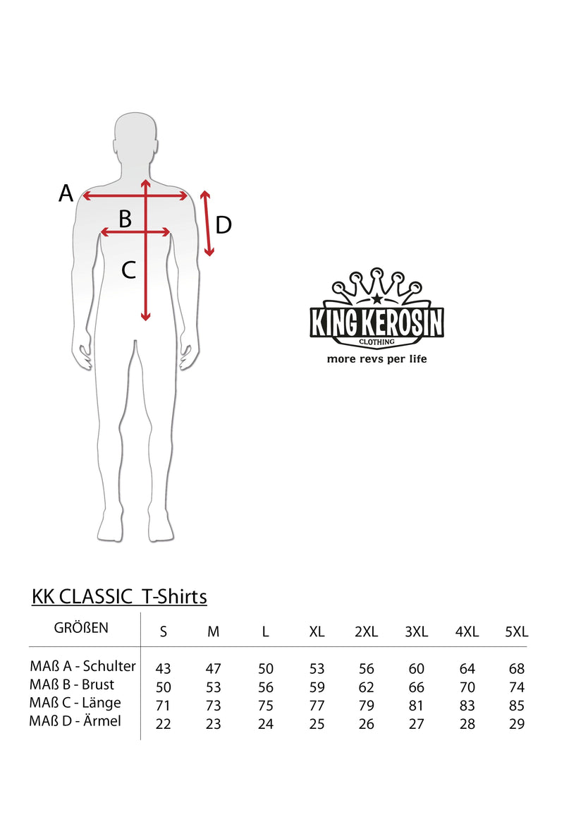 King Kerosin V8 Monster T-Shirt Oilwashed Mint