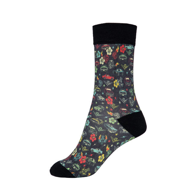 King Kerosin V8 Socks  - Customhoj