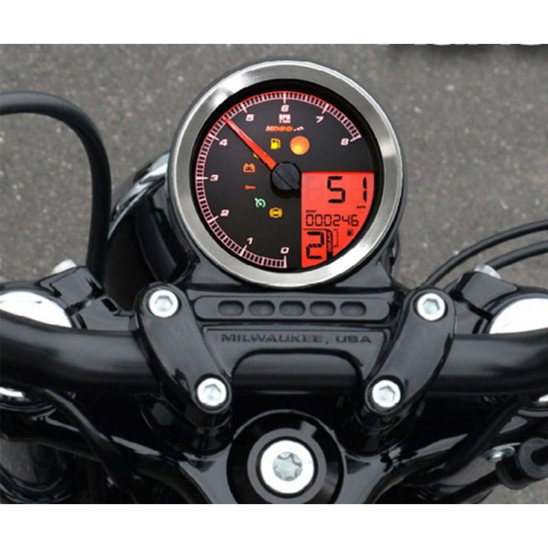 Koso HD-01-04 Speedometer / Tachometer 95mm for Harley
