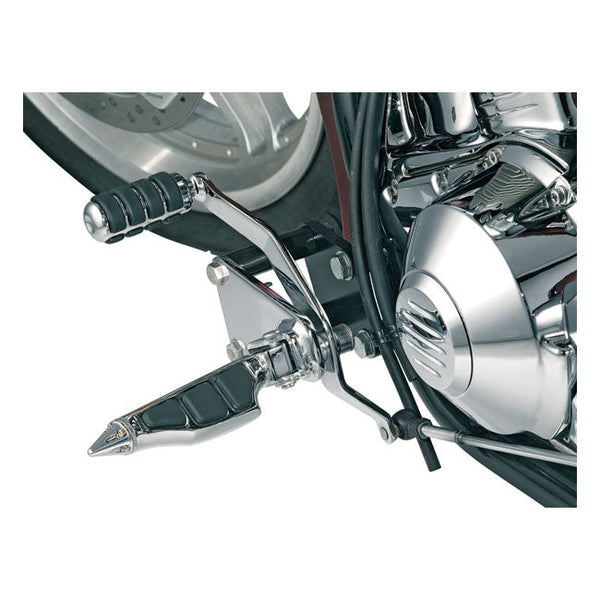Kuryakyn Shift/Brake Peg All 02-08 VTX1800. 03-09 VTX1300C & 09-20 Fury, 10-16 VT1300C Sabre & Stateline / Chrome Kuryakyn Round Shift Peg Covers for Honda Customhoj