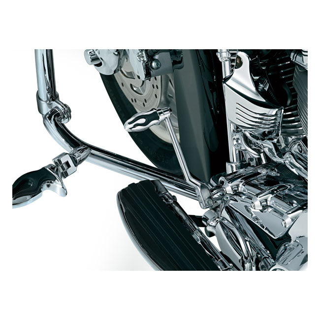 Kuryakyn Shift/Brake Peg Most H-D with 5/16-24 threads / Chrome Kuryakyn Flamin Shift Peg for Harley Customhoj