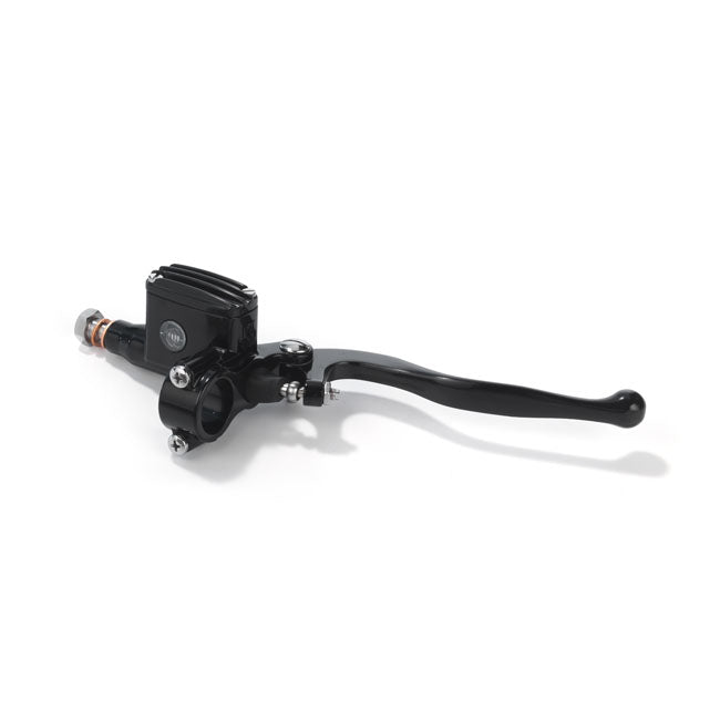 Kustom Tech Classic Handlebar Master Cylinder Assembly Black Alu / 12mm / With sight glass (TUV approved)