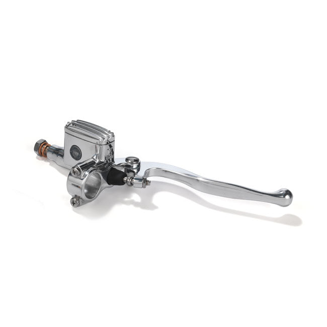 Kustom Tech Classic Handlebar Master Cylinder Assembly Polished Alu / 12mm / With sight glass (TUV approved)
