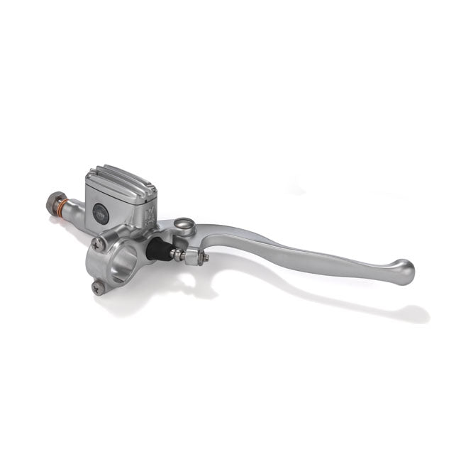 Kustom Tech Classic Handlebar Master Cylinder Assembly Satin Alu / 12mm / With sight glass (TUV approved)