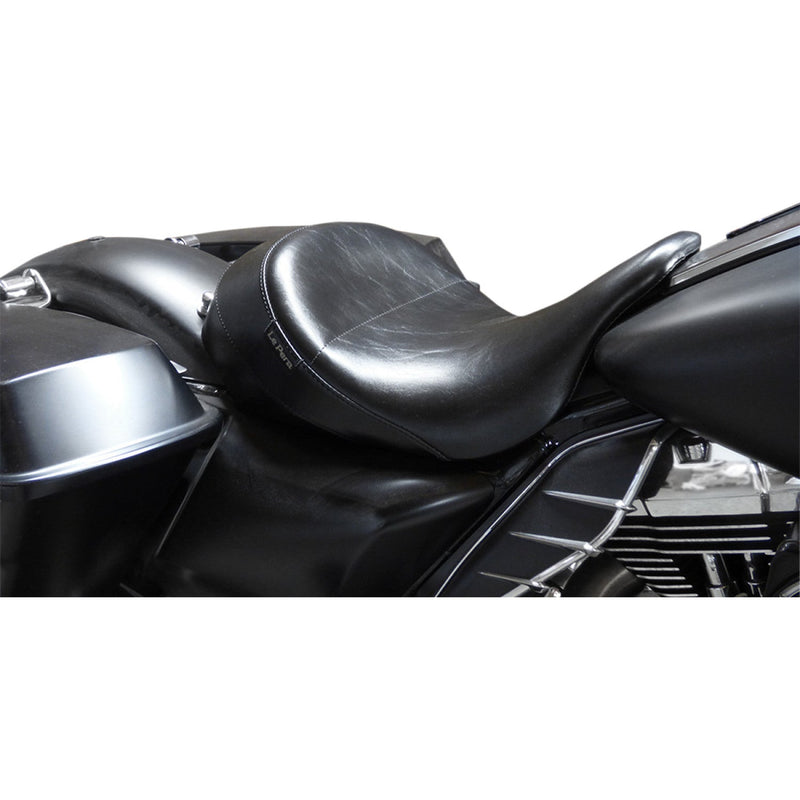 Le Pera Aviator Up Front Solo Seat for Harley 08-25 Touring (excl. 23-25 CVO; 24-25 Road Glide / Street Glide) / Black  - Customhoj