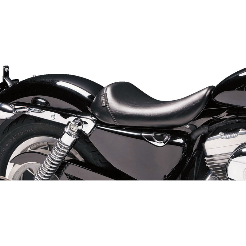 Le Pera Bare Bones LT Solo Seat for Harley 04-22 XL Sportster with 12.5 liter tank (excl. 07-09 XL Sportster) / Black  - Customhoj