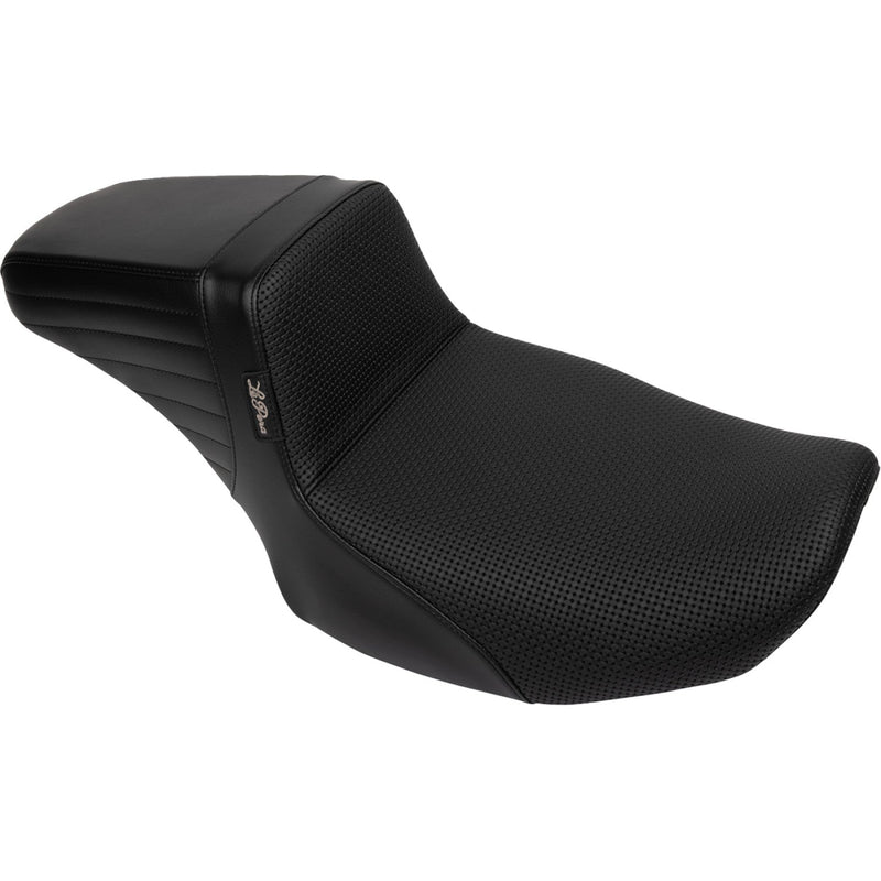 Le Pera KickFlip Daddy Long Legs Extended Seat for Harley 24-25 Touring Road Glide / Street Glide / Basketweave Black  - Customhoj