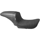 Le Pera KickFlip Seat for Harley 06-17 Dyna / Pleated Gripper / Black  - Customhoj