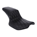 Le Pera KickFlip Solo Seat for Harley 82-94 FXR / Double Diamond Black  - Customhoj