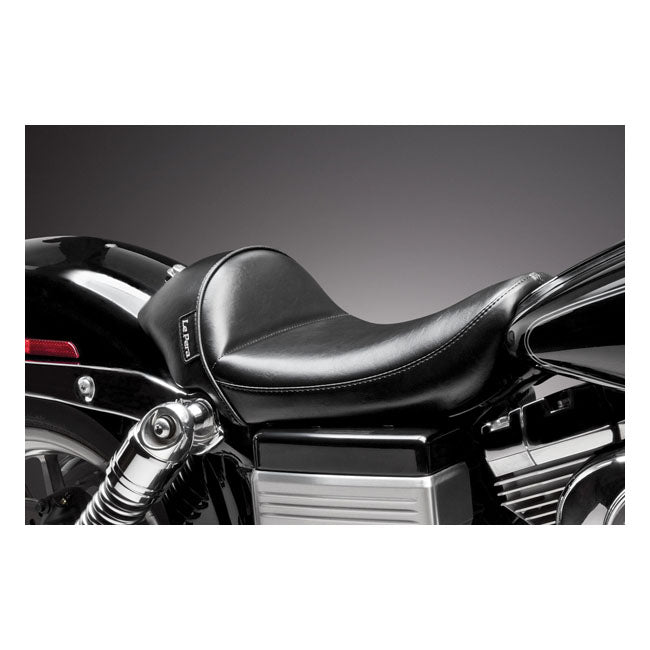 Le Pera Stubs Cafe Solo Seat for Harley 06-17 Dyna / Black  - Customhoj