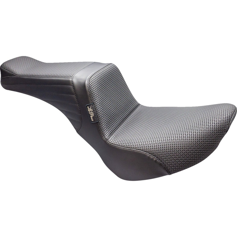Le Pera Tailwhip 2-Up Seat for Harley 18-25 Softail Street Bob / Standard / Slim / Basketweave Black  - Customhoj