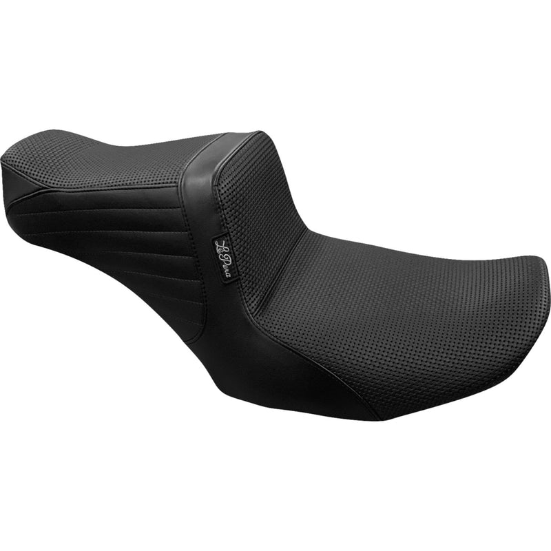 Le Pera Tailwhip 2-Up Seat for Harley 24-25 Touring Road Glide / Street Glide / Basketweave Black  - Customhoj