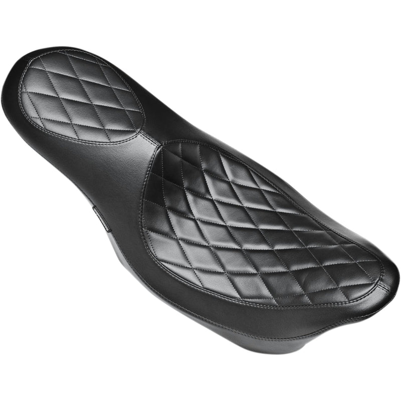 Le Pera Villain Seat for Harley 08-25 Touring (excl. 23-25 CVO; 24-25 Road Glide / Street Glide) / Diamond Black  - Customhoj