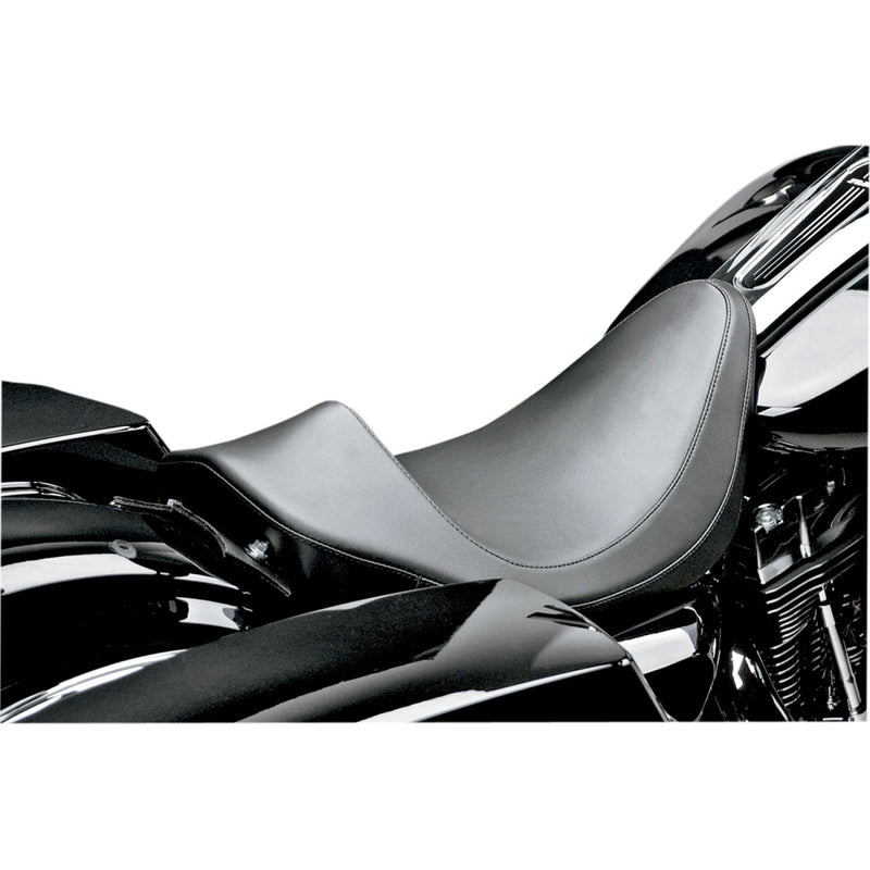 Le Pera Villain Solo Seat for Harley 08-25 Touring (excl. 23-25 CVO; 24-25 Road Glide / Street Glide) / Black  - Customhoj