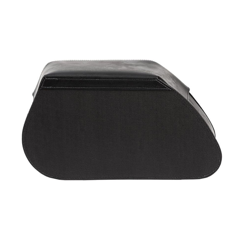 Ledrie Reinforced Rigid Leather 40L Motorcycle Saddlebag Set  - Customhoj